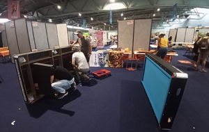 Démontage du stand à 17h00