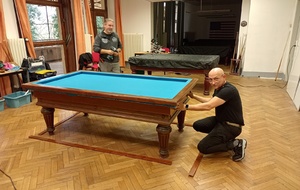Remise en état du billard carambole 2m20