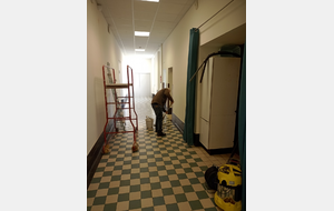 Nettoyage du couloir