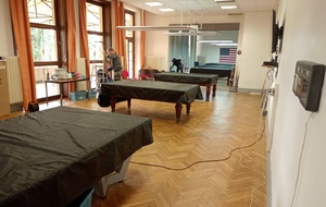 Nettoyage de la salle