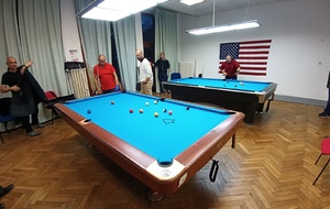 Détente après le match d'exhibition