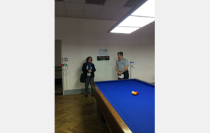 Mme ZELLER, représentant la ville de Pfastatt lors de l'inauguration de la finale